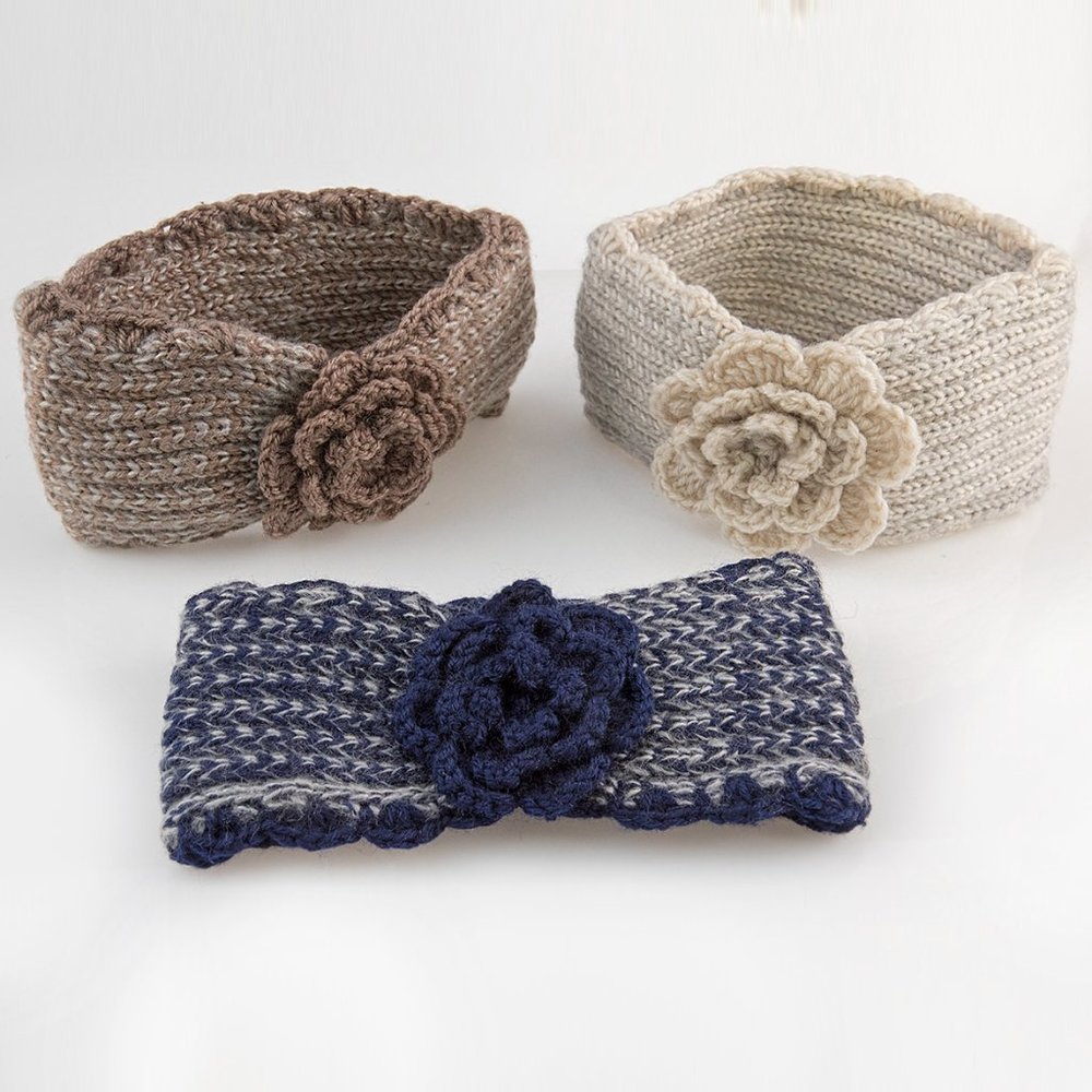 Flower Point Headbands